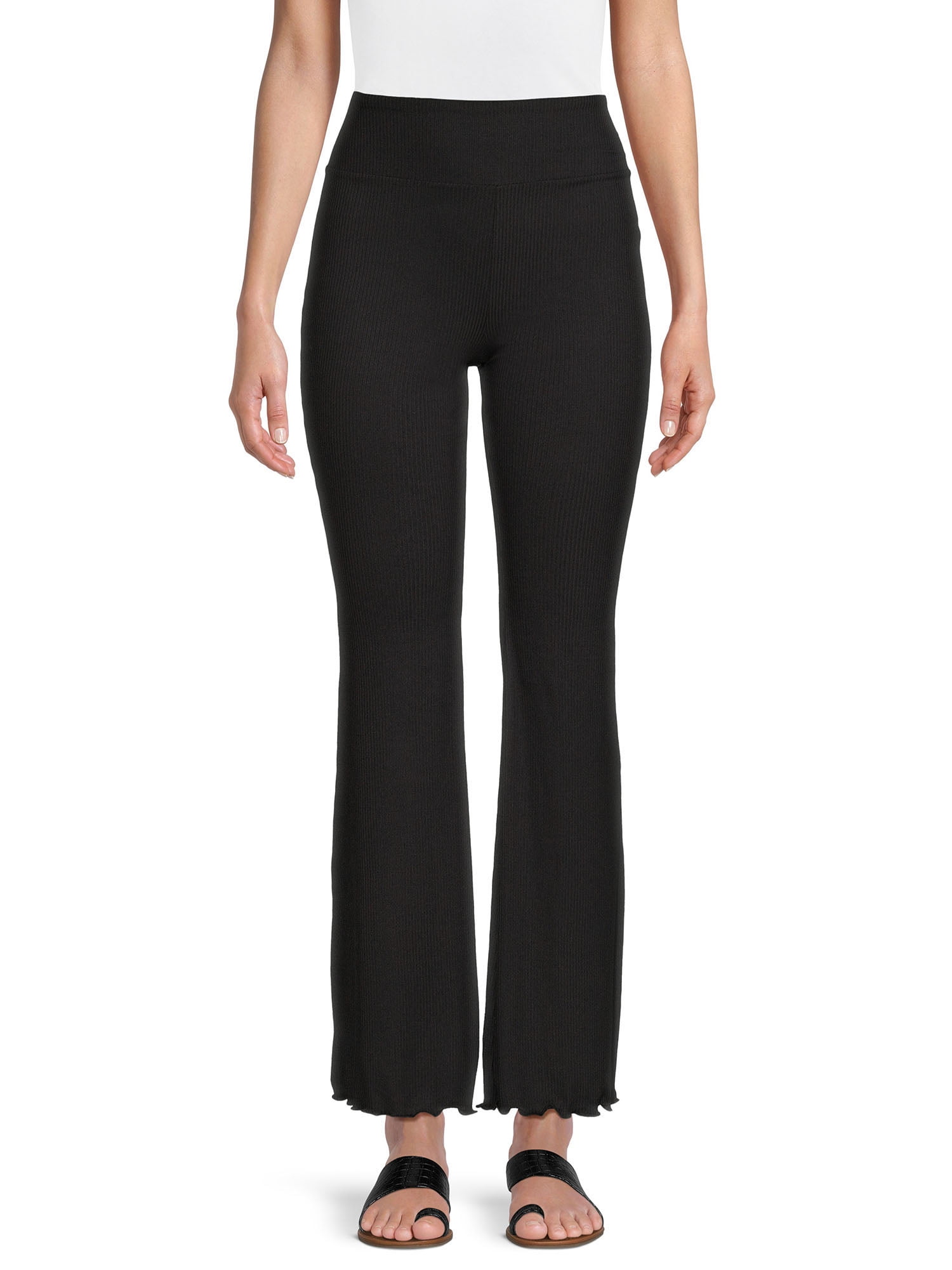 NO BOUNDARIES FLARE PANT RIB - Walmart.com