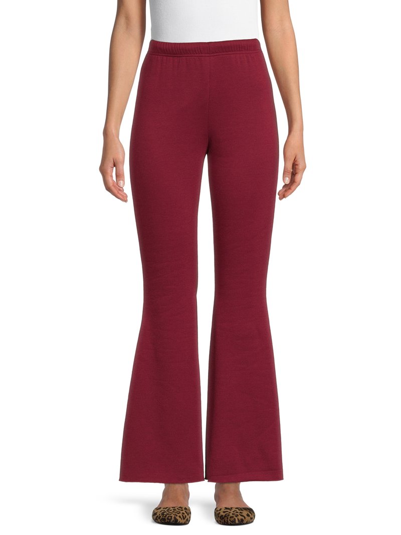 No Boundaries Juniors Fleece Flare Pants Comfortable Elastic