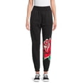 thumbnail image 1 of No Boundaries Juniors Fleece Graphic Joggers, 29" Inseam, Sizes XS-3XL, 1 of 5
