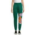 thumbnail image 1 of No Boundaries Juniors Fleece Graphic Joggers, 29" Inseam, Sizes XS-3XL, 1 of 5