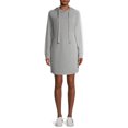 thumbnail image 1 of No Boundaries Juniors’ Fleece Hoodie Dress, 1 of 6