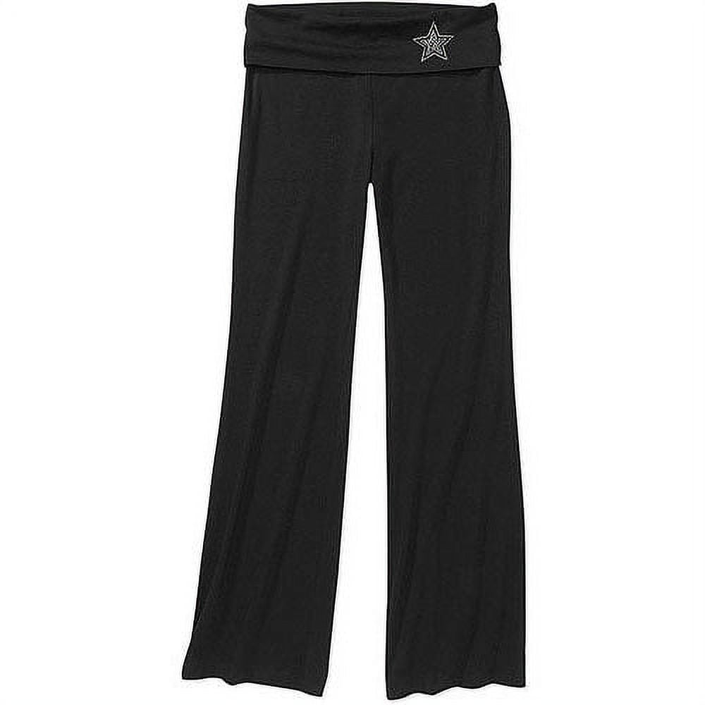 No Boundaries Juniors Foldover Yoga Pants