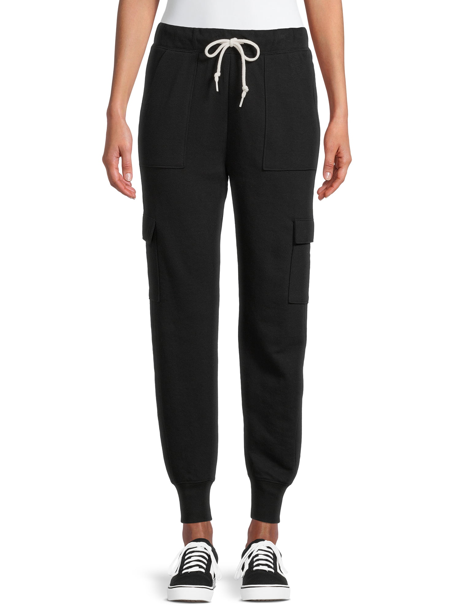 French Terry Cargo Street Joggers for Women
