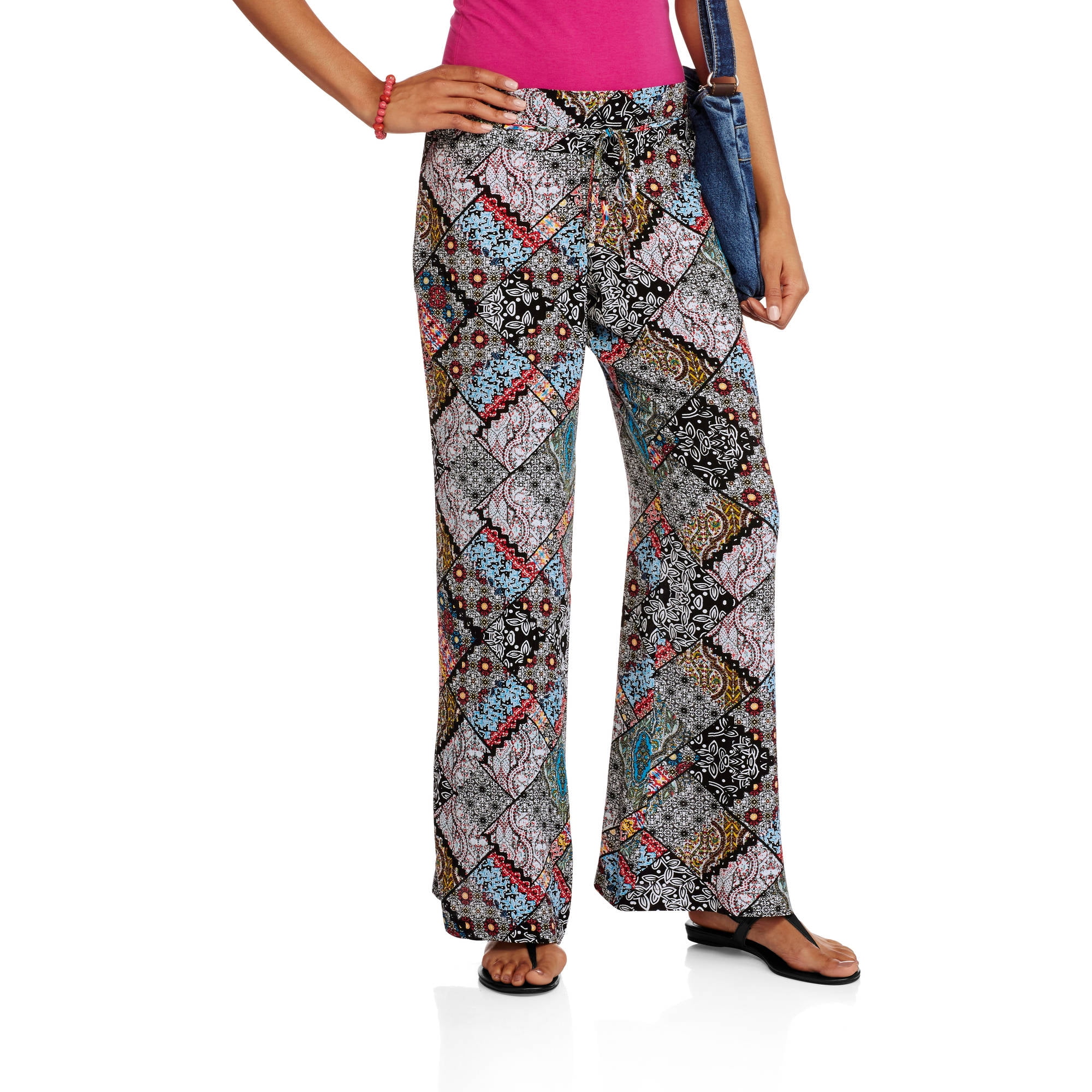 No Boundaries Juniors' Gauze Palazzo Pants