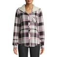 thumbnail image 1 of No Boundaries Juniors' Hacci Hoodie, 1 of 6