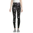 thumbnail image 1 of No Boundaries Juniors' Halloween Velour Leggings, 1 of 6