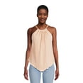 thumbnail image 1 of No Boundaries Adjustable Halter Dusky Taupe Tops, S (Women's), 1 of 5