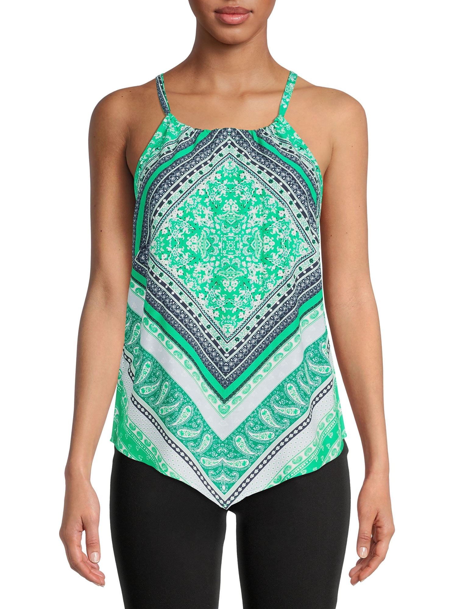 No Boundaries Juniors' Handkerchief Top