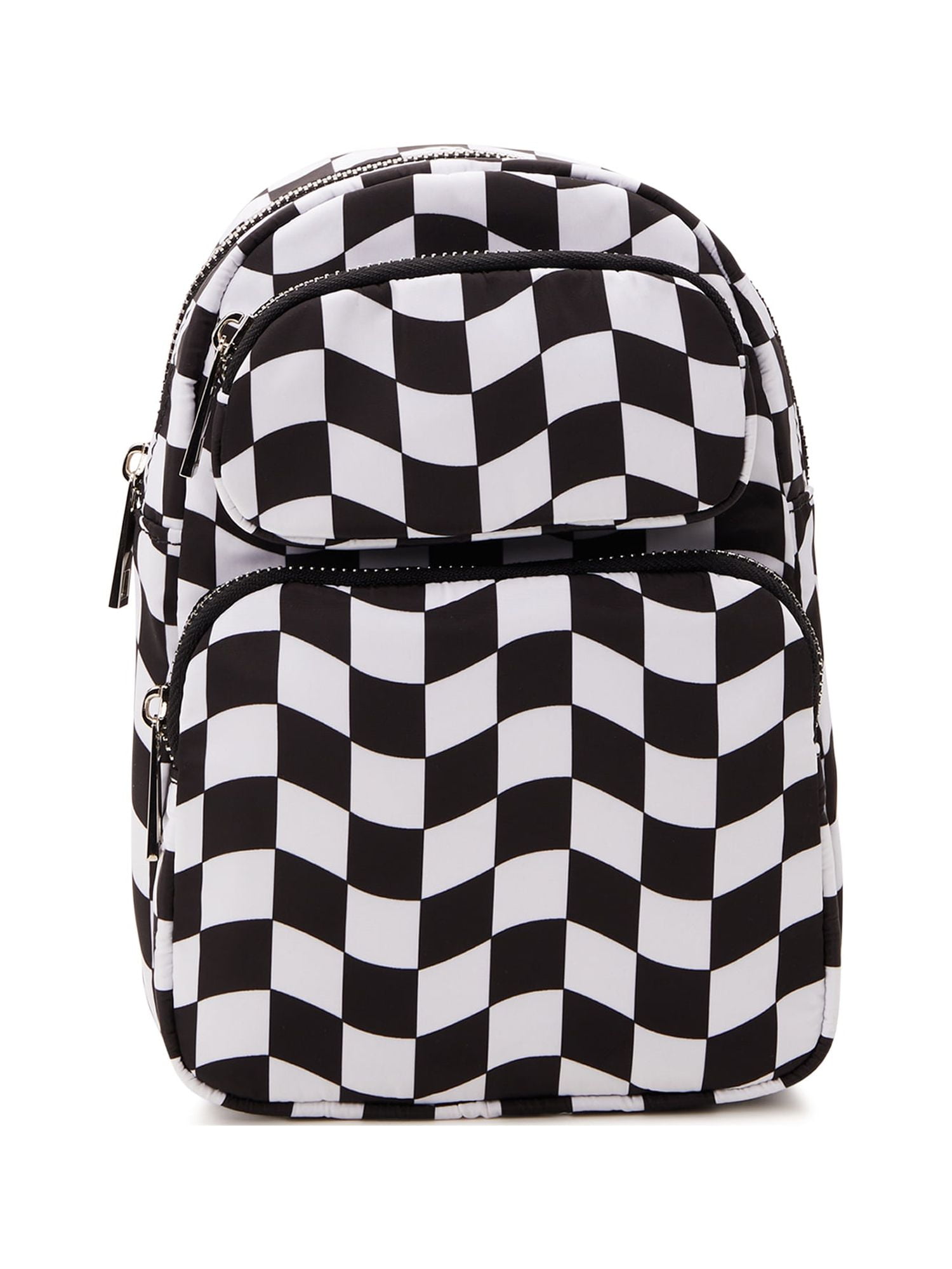 Swirl Checkerboard Backpack