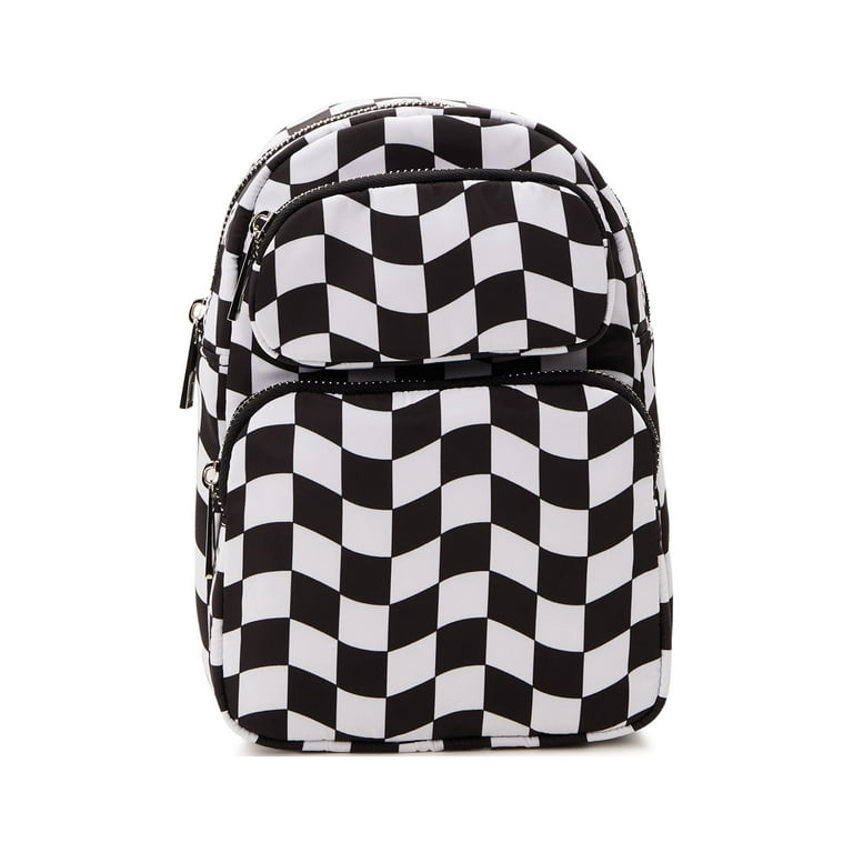 No Boundaries Juniors Hands Free Sling Handbag Checkered Walmart