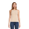 thumbnail image 1 of No Boundaries Juniors High Neck Tank Top, Sizes XS-3XL, 1 of 5