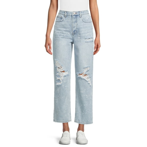 No Boundaries Juniors’ High Rise 90's Jeans