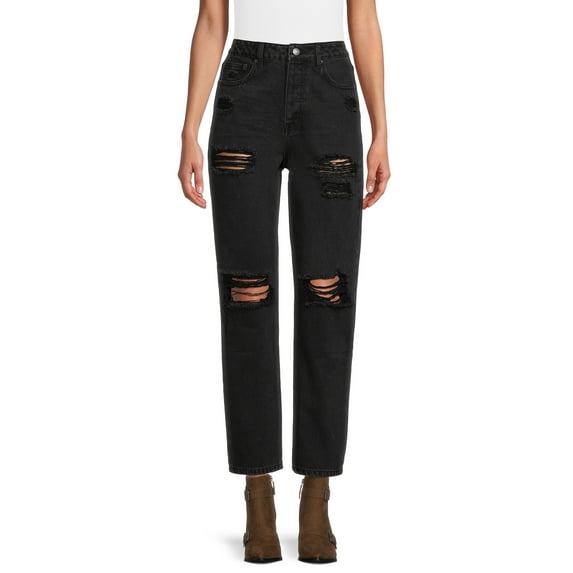 No Boundaries Juniors’ High Rise 90's Jeans