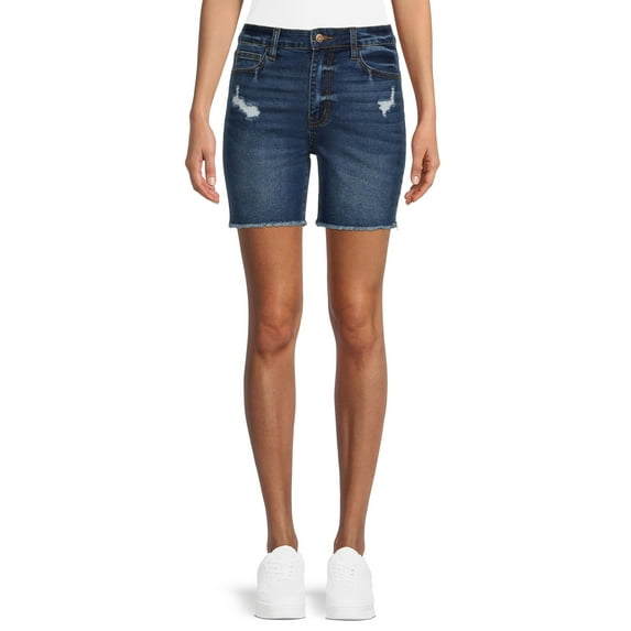 No Boundaries Juniors High Rise Bermuda Short