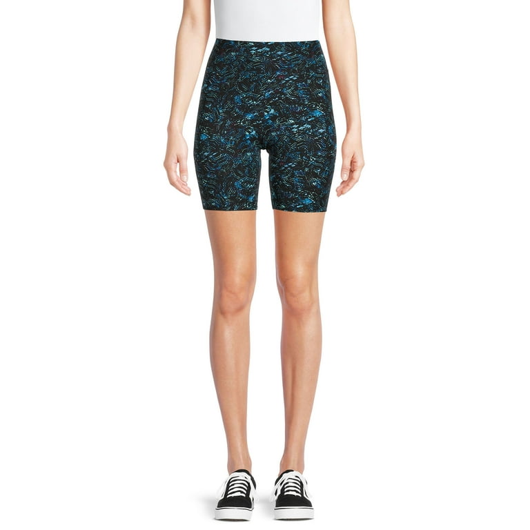 No Boundaries Juniors High Rise Bike Shorts, Sizes XS-3XL