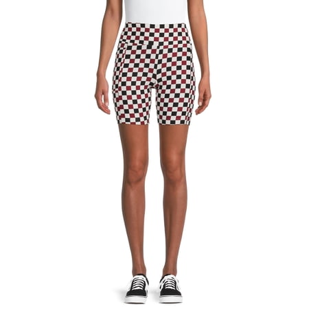 No Boundaries Juniors High Rise Bike Shorts, Sizes XS-3XL