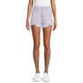 thumbnail image 1 of No Boundaries Juniors' High Rise Curvy Mom Shorts, 1 of 5