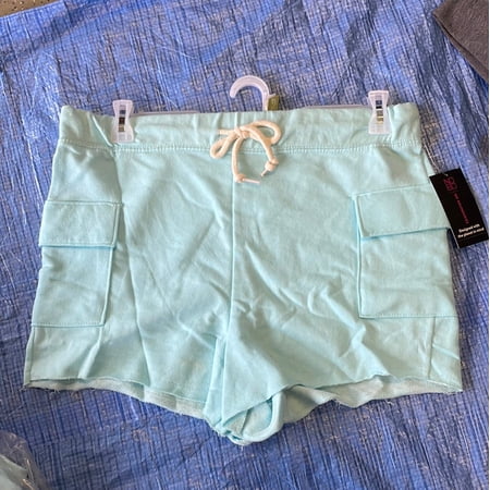No Boundaries Juniors High Rise Knit Cargo Short