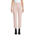 thumbnail image 1 of No Boundaries Juniors' High Rise Slim Straight Cropped Jeans, 1 of 5