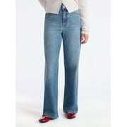 NO BOUNDARIES High Rise Baggy Wide Leg Jeans, 32'' Inseam, Women’s and Women's Plus