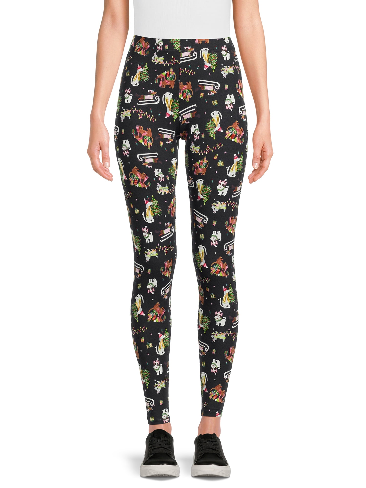 DNO - Colorful Dog Print Leggings DNO - Colorful Dog Print Leggings