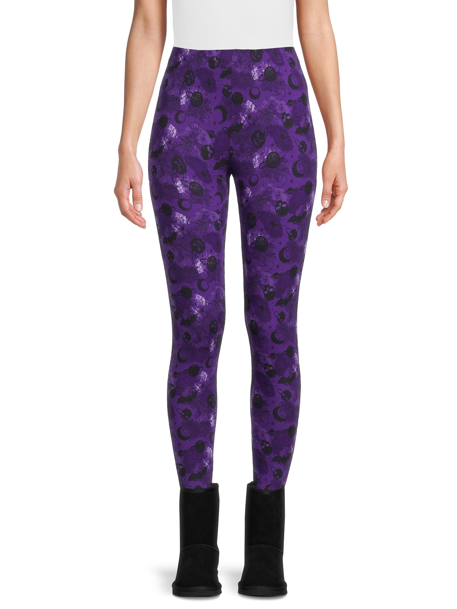 No Boundaries Juniors Holiday Print Leggings 