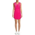 thumbnail image 1 of No Boundaries Juniors’ Hooded Terry Dress, 1 of 5