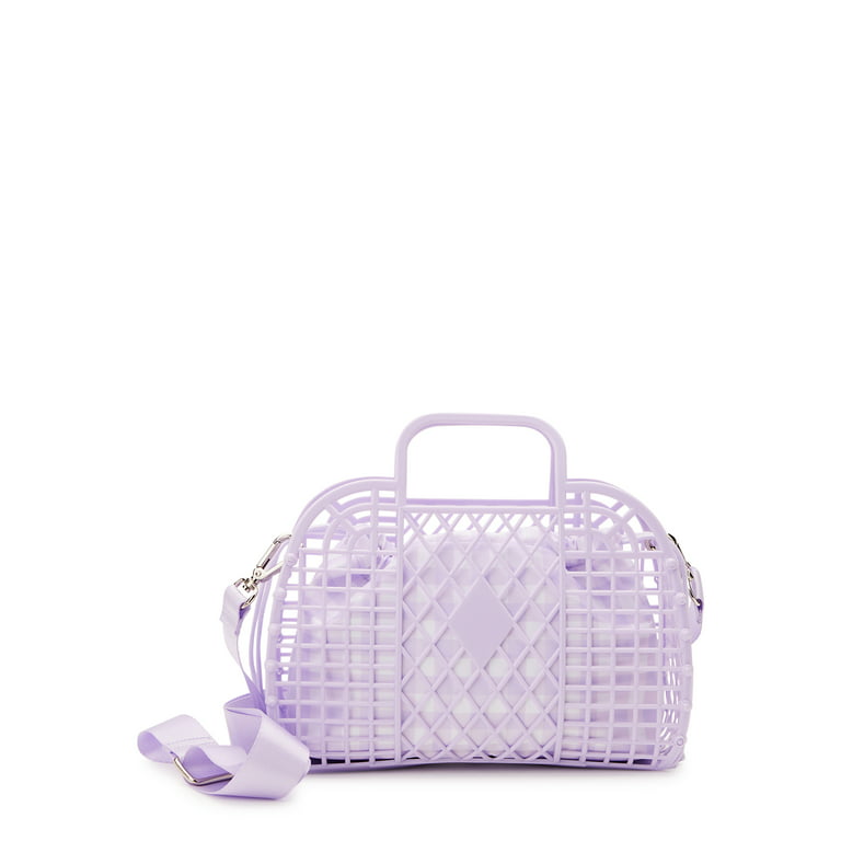 Retro Jelly Purse With Removable Crossbody Chain Totally 80s 