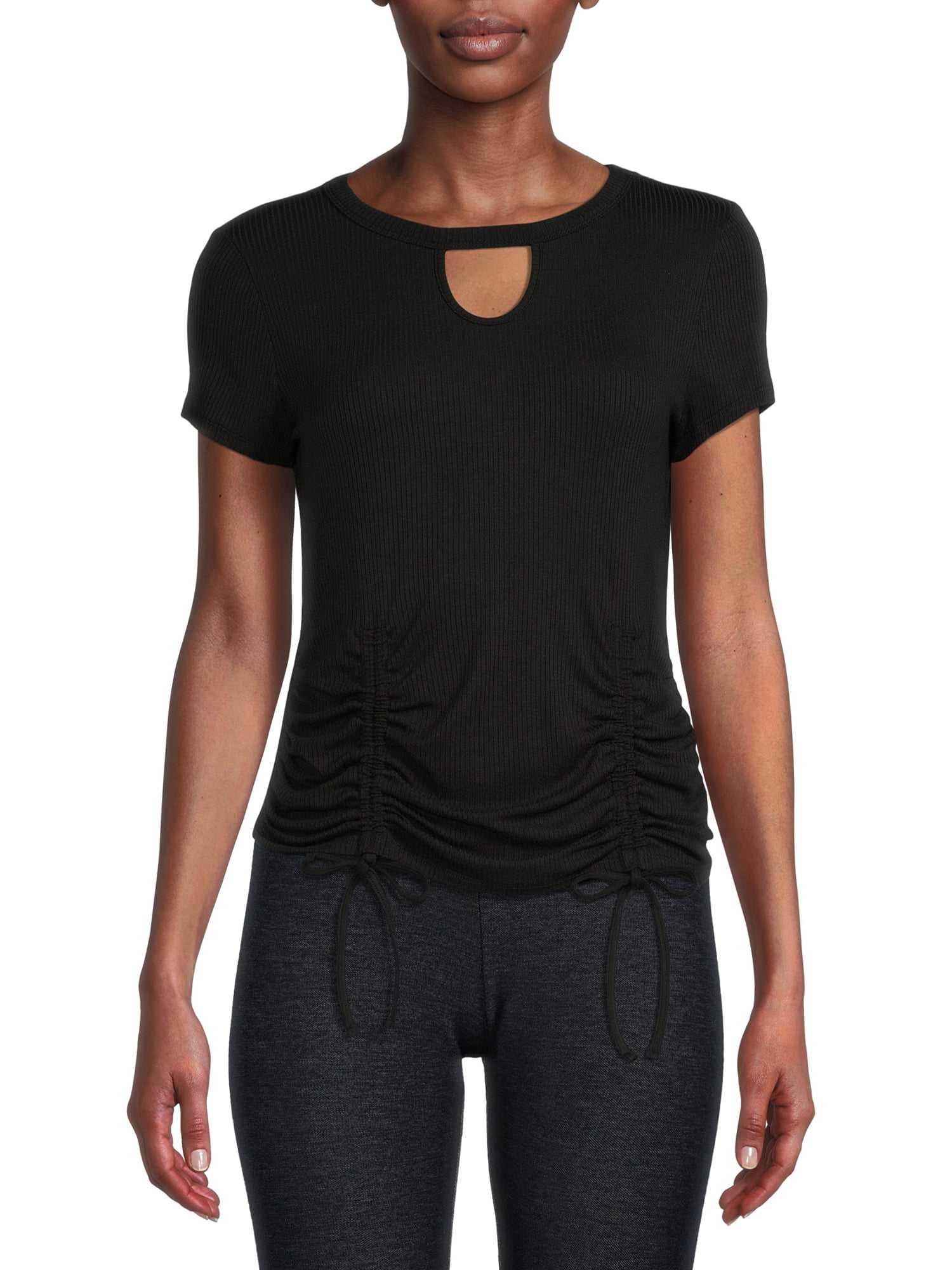 No Boundaries Juniors' Keyhole Top