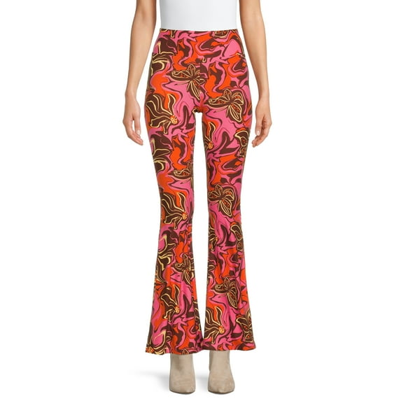 No Boundaries Juniors Knit Flare Pant