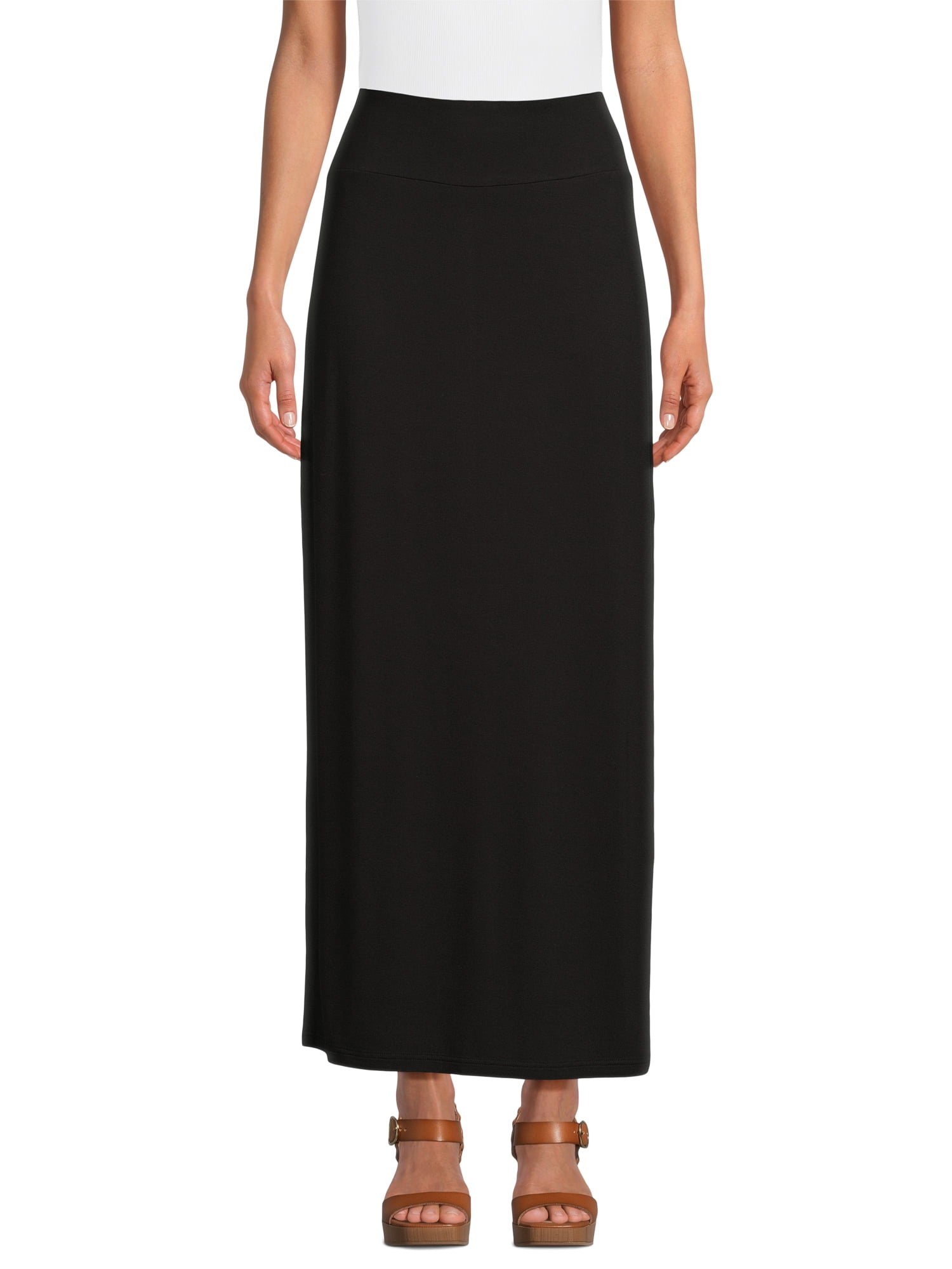 No Boundaries Juniors’ Knit Maxi Skirt, Sizes S-XXXL