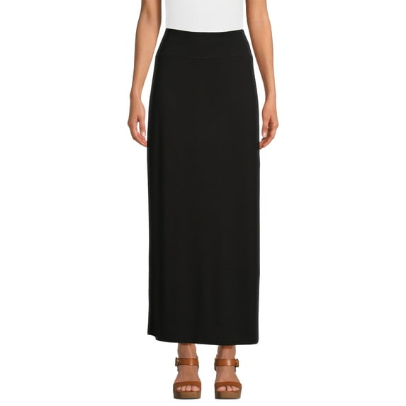No Boundaries Juniors’ Knit Maxi Skirt, Sizes S-XXXL