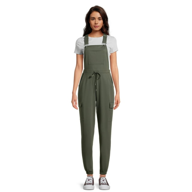 No Boundaries Juniors Knit Overalls, Sizes XS-3XL