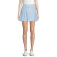 thumbnail image 1 of No Boundaries Juniors' Knit Pleated Mini Skirt, 1 of 5
