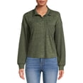 thumbnail image 1 of No Boundaries Juniors Knit Shirt, 1 of 5