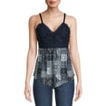 thumbnail image 1 of No Boundaries Juniors' Lace Babydoll Top, 1 of 5