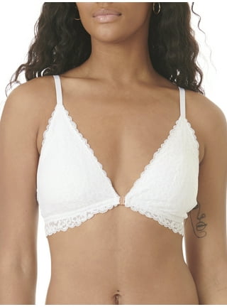 No Boundaries Bralettes in Womens Bras | White - Walmart.com