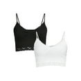 thumbnail image 1 of No Boundaries Juniors' Lace Trim Brami, 2 Pack, 1 of 3