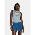 thumbnail image 1 of No Boundaries Lace Up Print Tank Top, Women's, 1 of 6