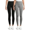 No Boundaries Juniors' Leggings with Pocket, 2Pack