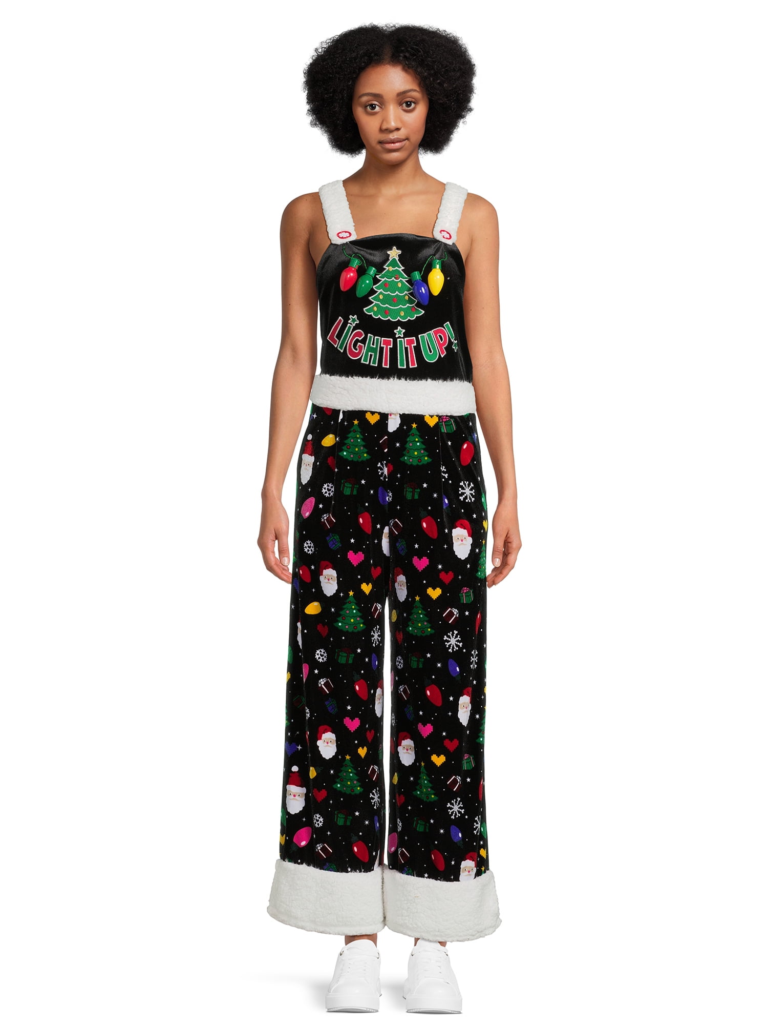 Christmas overall cheap jumpsuit