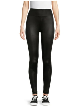 Hybrid & Company Women's Skinny Fashion High Rise Wet Look Liquid Leggings  Pants L44974 Black XS at  Women's Clothing store