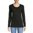 thumbnail image 1 of No Boundaries Juniors' Long Sleeve Tee, 1 of 5