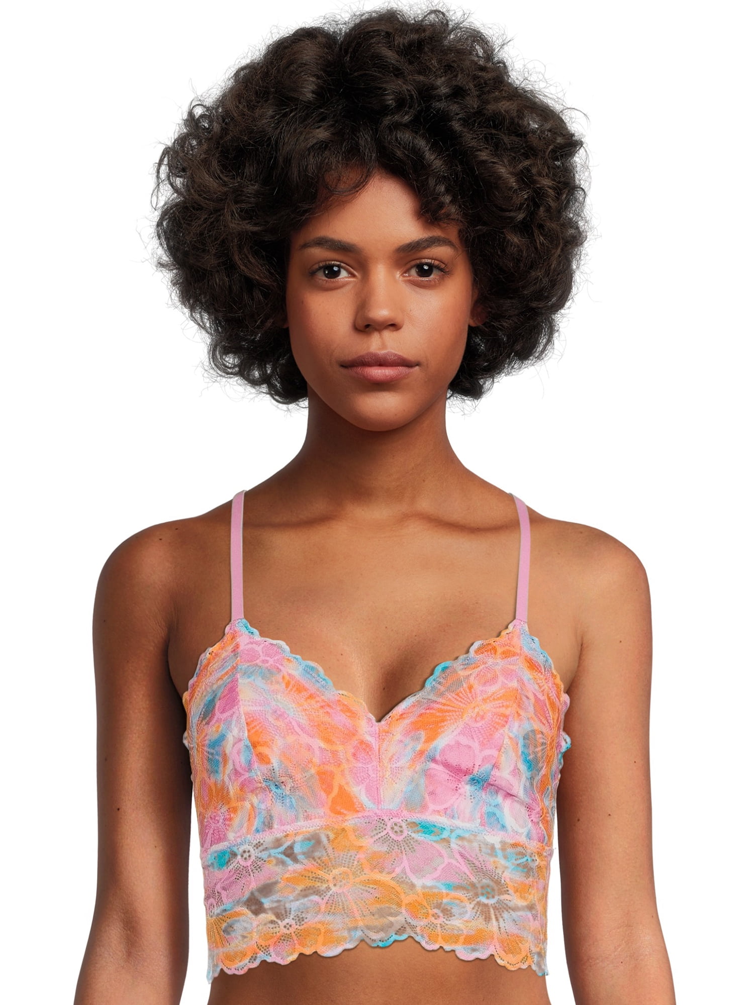 No Boundaries Ruffle Unlined Bralette, Sizes to XXXL 