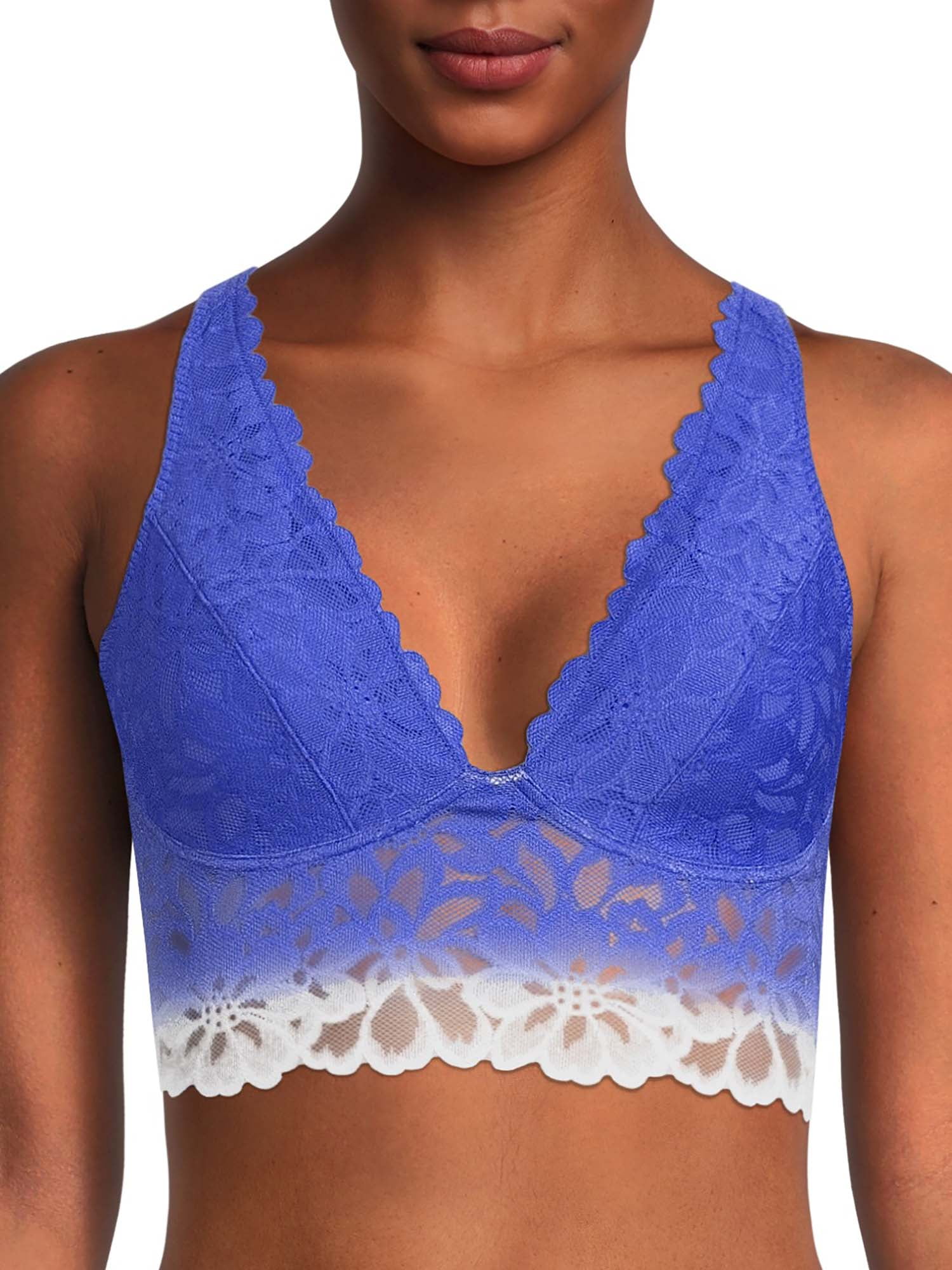 No Boundaries Juniors Longline Lace Bra