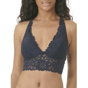 No Boundaries Juniors Longline Lace Bra