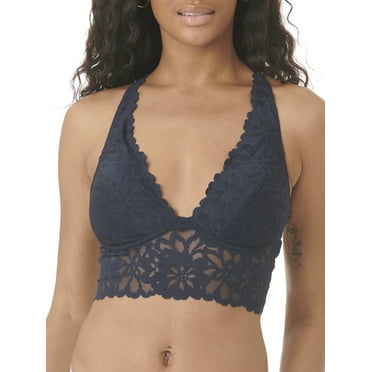 No Boundaries Juniors Longline Lace Bra