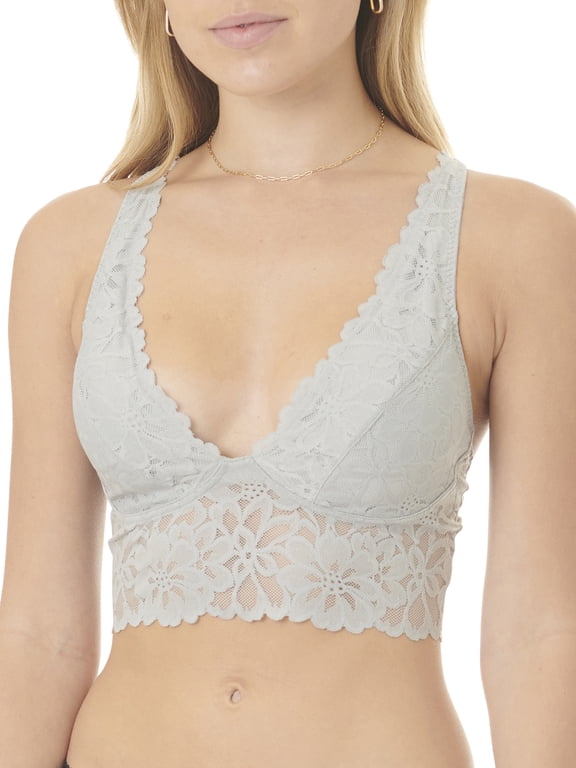 Juniors Longline Lace Bra