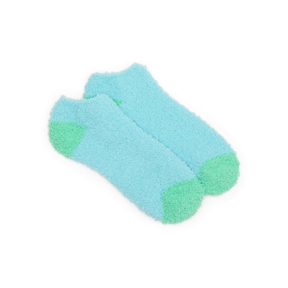 No Boundaries Low Cut Cozy Socks, 1-Pack, Women's, Size 4-10