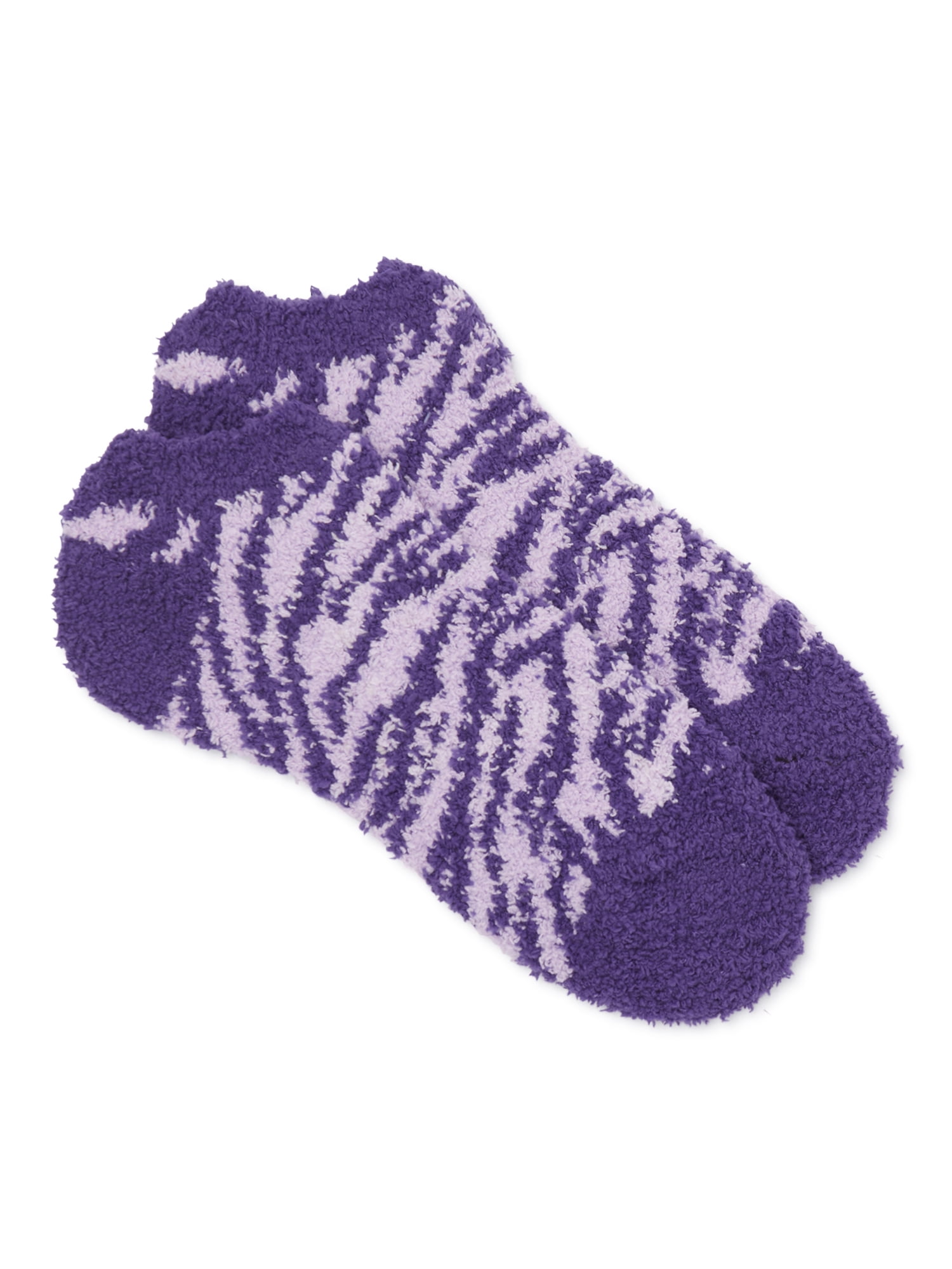 No Boundaries Juniors Low Cut Cozy Socks, 1Pack, Size 410